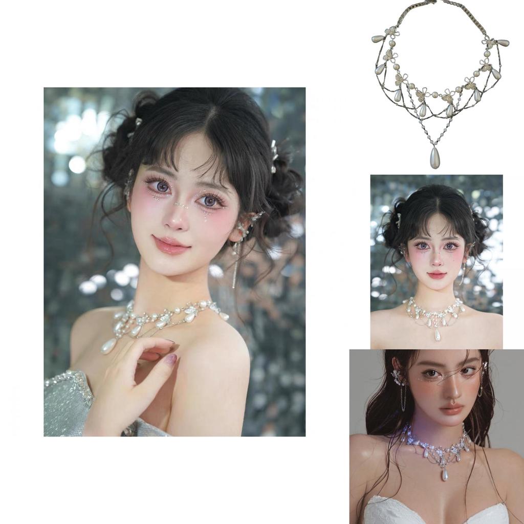 Butterfly Pearl Necklace For Women With Alloy Pendant And Ochain Perfect For Summer 2025