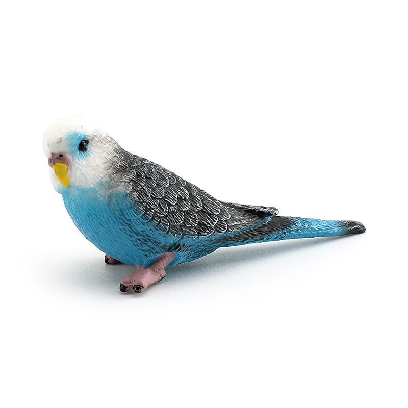 

2 шт. Имитация миниатюрной птицы, попугая, фигурка, модель, украшение для сада, игрушка