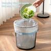 2 Roll Portable Drawstring Trash Bags 45x50cm Large Garbage Bag Durable Plastic Bag  Household Use