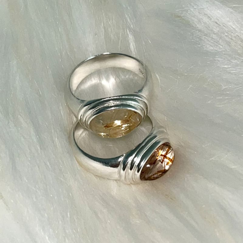 NUDOOR Cascade quartz ring