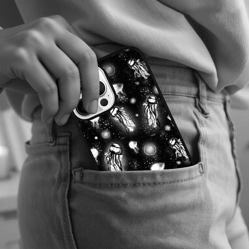 Jellyfish Phone Case For iPhone 17 Air 15 16e 14 13 Pro Max Coque 12 11 Pro Max PLUS cover