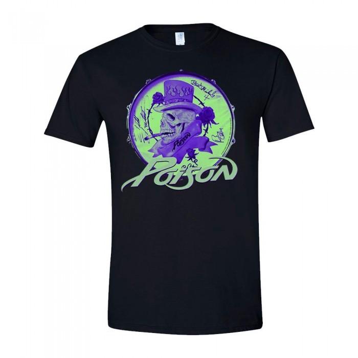 Poison Unisex Adult Skull T-Shirt