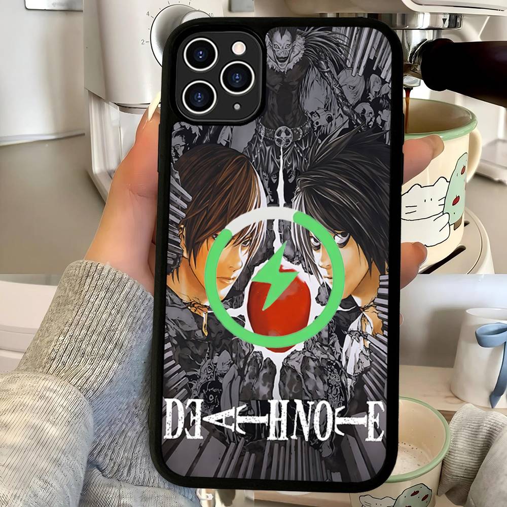 Japan Anime Death Note Phone Case For IPhone 16 15 14 13 12 11 17 Pro Max Plus Magnetic Wireless Cover