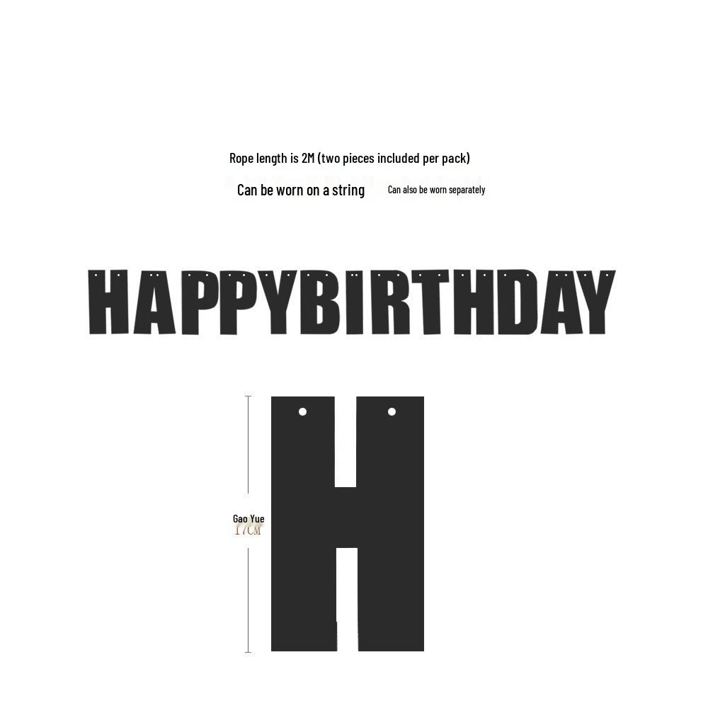 Colorful Happy Birthday Banner - Children's Party Decoration