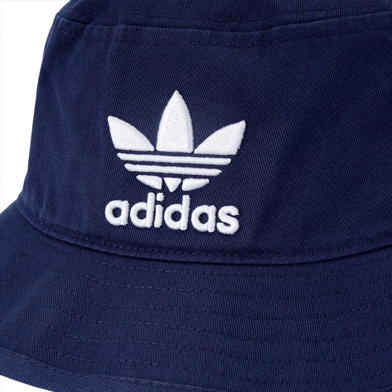 Adidas Originals Logo Embroidered Cotton Fisherman Hat Unisex Hats Blue ED9384