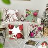 Flowers and Birds Peonies Roses Square Cushions Suitable for Use In Guesthouses Bedrooms Living Rooms Sofas and When Traveling