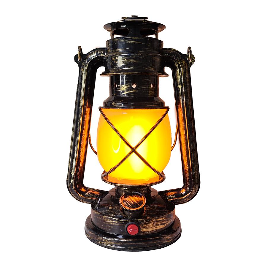 Vintage Style Lightweight Camping Lantern USB Rechargeable Camping Lights Hanging Tent Light 3 Lighting Modes LED Horse Lantern For Hiking