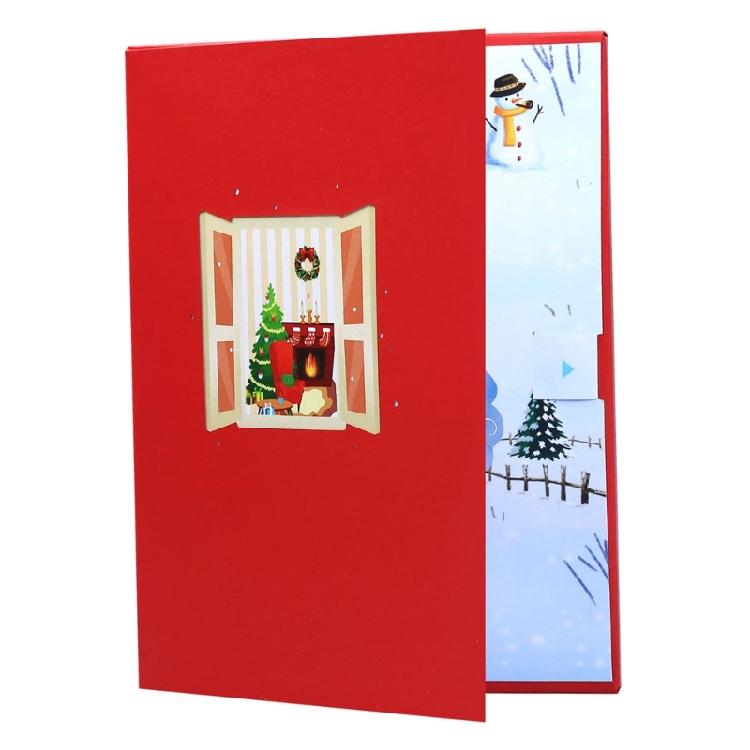 Lighted Up Christmas Greeting Cards Illuminated Christmas Card with LED Light for Kid Adult Winter Holiday Celebration