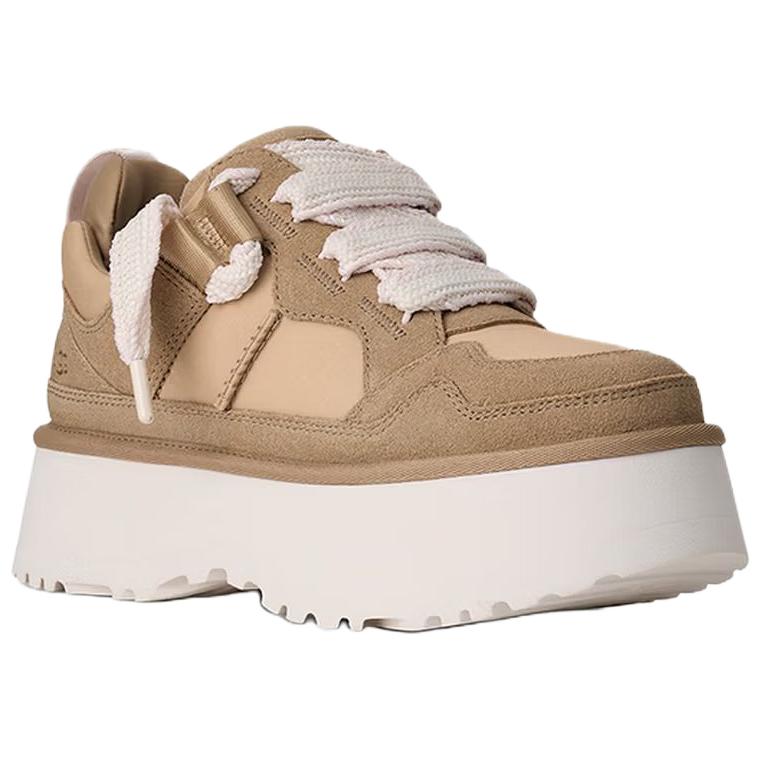 UGG Astromel Merlin Cow Split Leather Low top Casual Shoes Women's Mustard Seed 1171541-MDSD