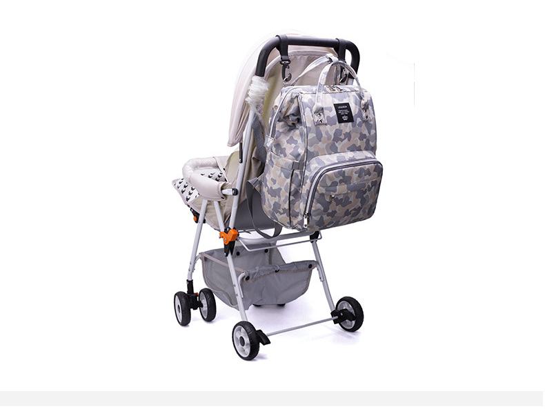 LEQUEEN Multifunctional Fashion Backpack for Moms - Large Capacity Mother and Baby Bag