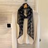 NINA SOLOR Lightweight Mulberry Silk Long Scarf