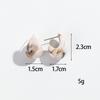 9Pairs Multicolour Acrylic Chunky Water Drop Earring Dupes for Women Retro Resin Small Dome Earring Fashion Jewelry Set Gifts