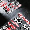 FOR TOYOTA TRO GR Waterproof Reflective Scratch Cover Sticker Universal Decor Decal For Car Motorcycle Helmet Refrigerator