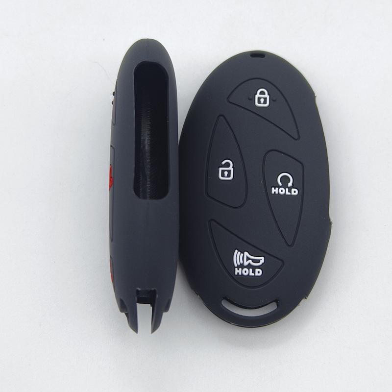 

New Hyundai Sonata 4-Button Silicone Key Cover for Ioniq6: Soft Protective Shell