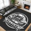 Anti‑Slip Crystal Velvet Floor Rug, Kenworth Trucks Design Carpet for Indoor Living Bedroom Home Decoration