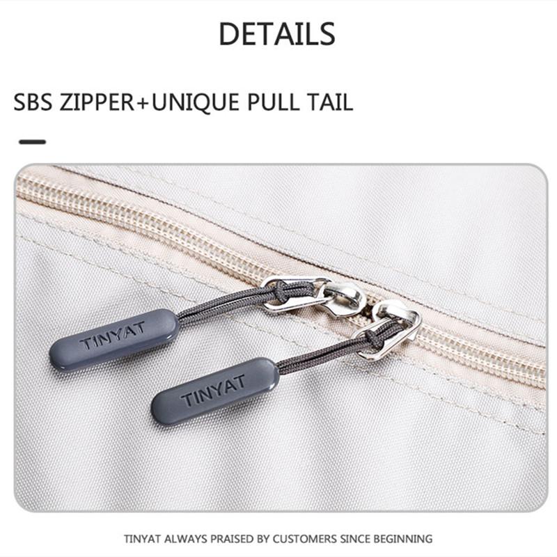 TINYAT Women Travel Bag Hard Fold Luggage Bag Clothing Business Bag Men Storage Bag Carry On Hanging Suitcase Light Garment Bag