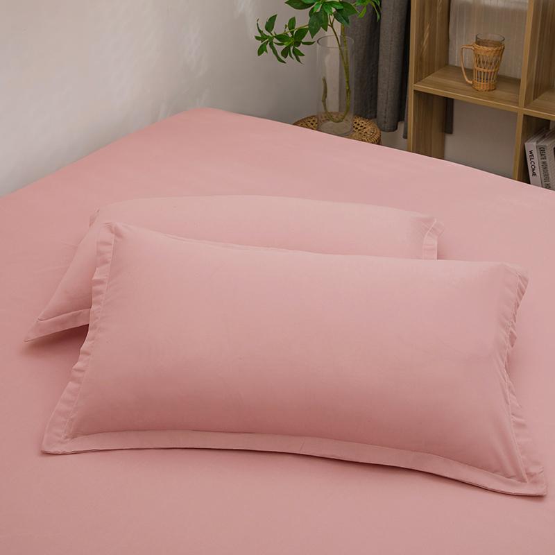 2pcs Pillowcase Decorative Cushion Cover Envelope Style White Gray Khaki Solid Color Home Body Pillow Case 48X74cm
