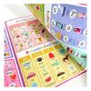 Multifunctional English Word Learning Chart Vocabulary Words Building Poster Chart 28.7x21cm For Home School Classroom