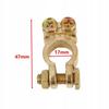 Universal Battery Clamps -/+ 2 Pcs 6V 12V