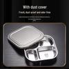 Adult 304 Stainless Steel Divided Meal Set