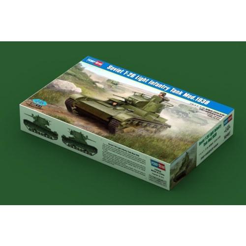Hobby Boss 1/35 Fighting Vehicle Series Soviet T-26 Light Tank 1938 Model Plastic Model