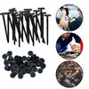 2-10PCS Nylon Cable Tie Buckle Auto Fastener Screw Replacement Clip Car Fender Trunk Engine Guard Panel Wire Management Secure