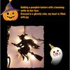 Halloween pumpkin lantern decoration luminous hanging ornaments bar background wall scene arrangement costume props atmosphere hanging items