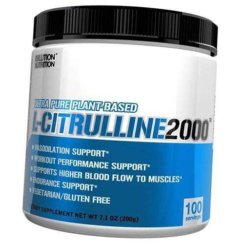 

Цитруллин в порошке, L-Citrulline 2000, Evlution Nutrition 200г Без вкуса (27385007) 200g Unflavored