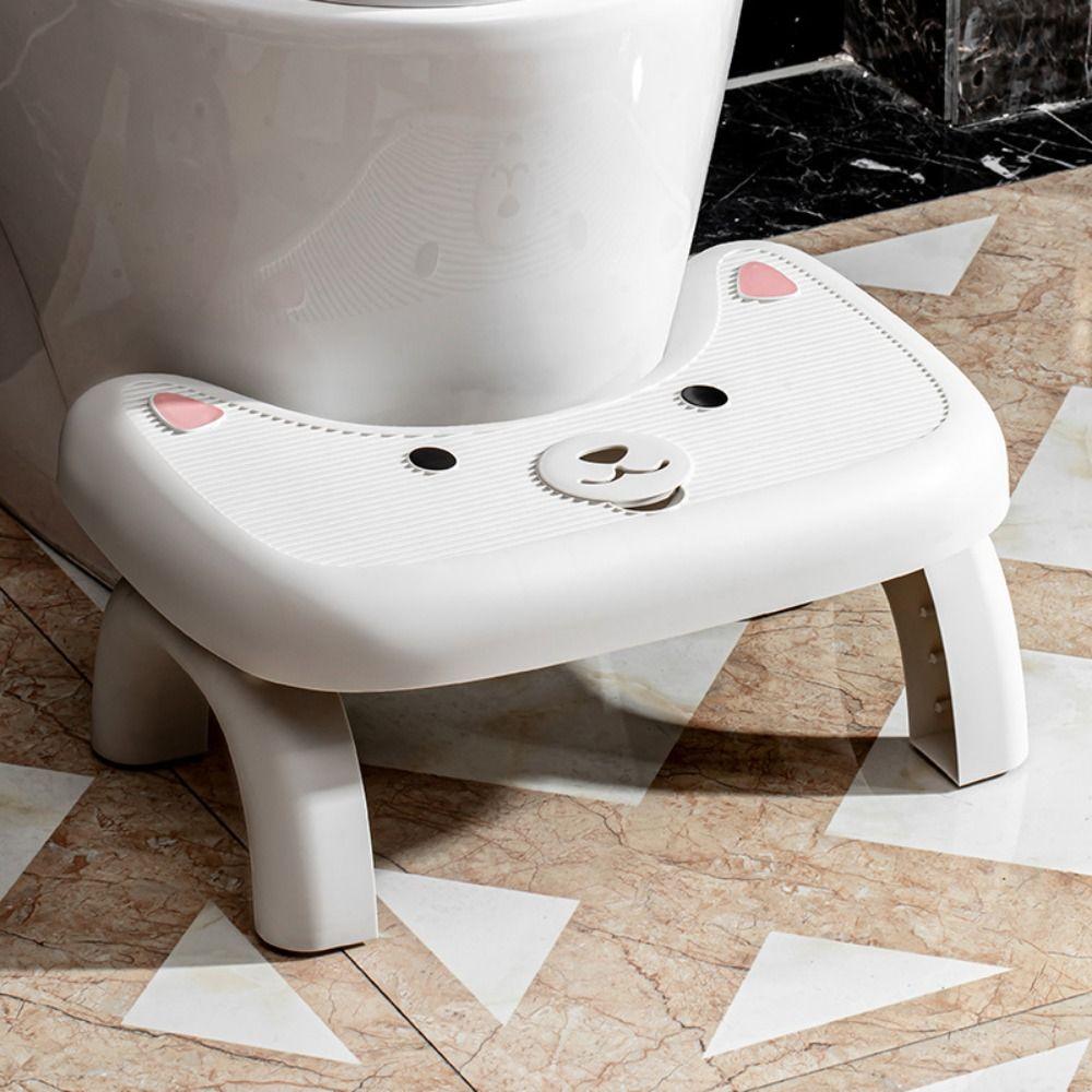 Foldable Bathroom Foot Stool Ergonomic Toilet Seat Universal Under Desk Footrest  Home