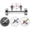 Stainless Steel Side Clamping Fixed Angle Honing Guide for Wood Chisel Planer Blade Flat Chisel Edge Sharpening