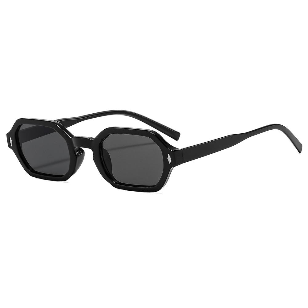 

Luxurious Rectangle Sunglasses Women Oval Vintage Brand Designer Square Sun Glasses UV400 Men Shades Female Eyewear Boho Style черный серый
