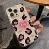 Good Lucky Pink Leopard Print Phone Case For Samsung Galaxy S23 S24 S22 S25 Ultra Plus Cover For Galaxy S24+ S23+ S22+ S25+ Fund