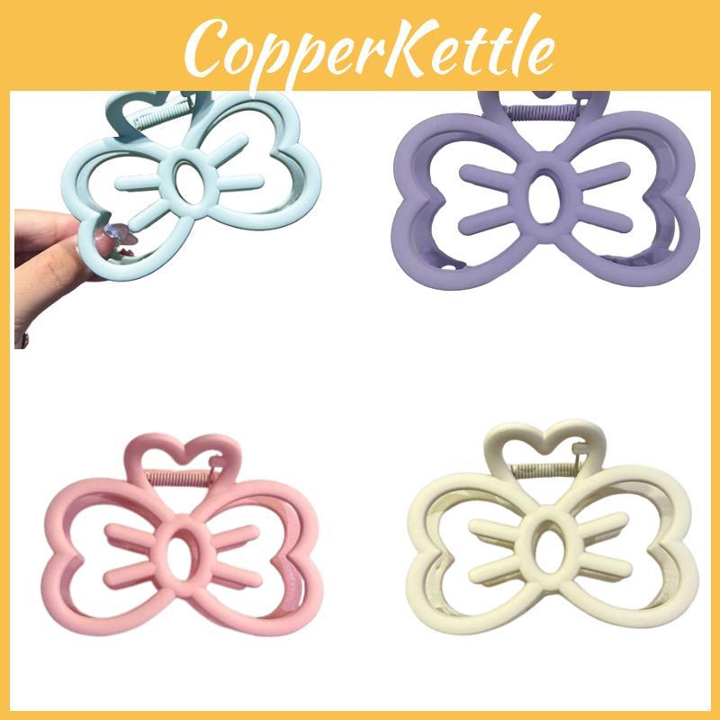 Trendy Hair Decoration Elegant White Bow Hair Clip For Stylish Girls