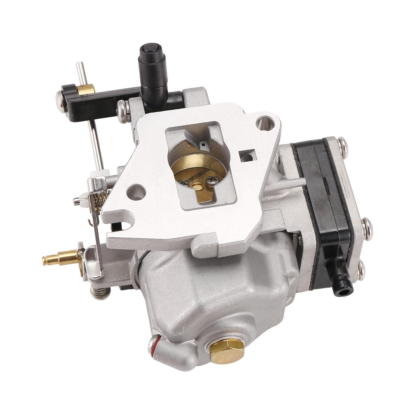 Efficientt-Boat Carburetor Assy For Yamaha 9.9HP 1986-1995 15HP 2-Stroke Outboard Engine 6E8-14301-01 серебряный