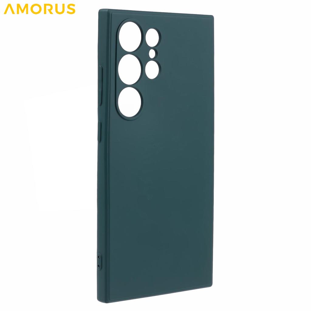For Samsung Galaxy S24 Ultra Case Precise Cutouts TPU Fiber Lining Shockproof Phone Cover