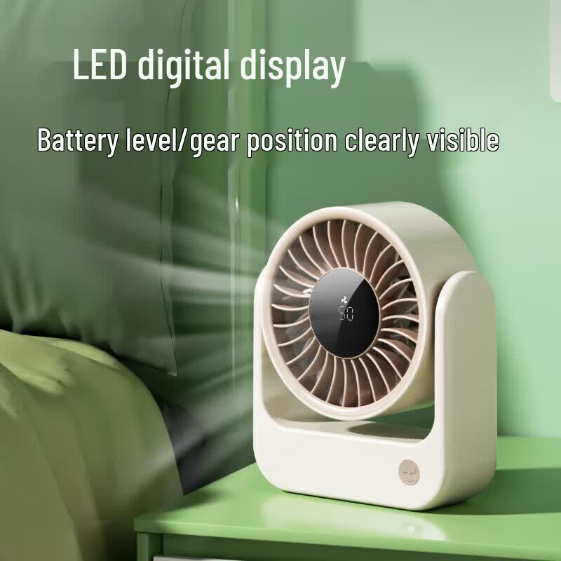 Deli USB Rechargeable Portable Desk Fan