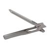 Nail Clipper Stainless Steel Wide Opening Push Button Design Anti Splash Flat Mouth Nail Clipper
