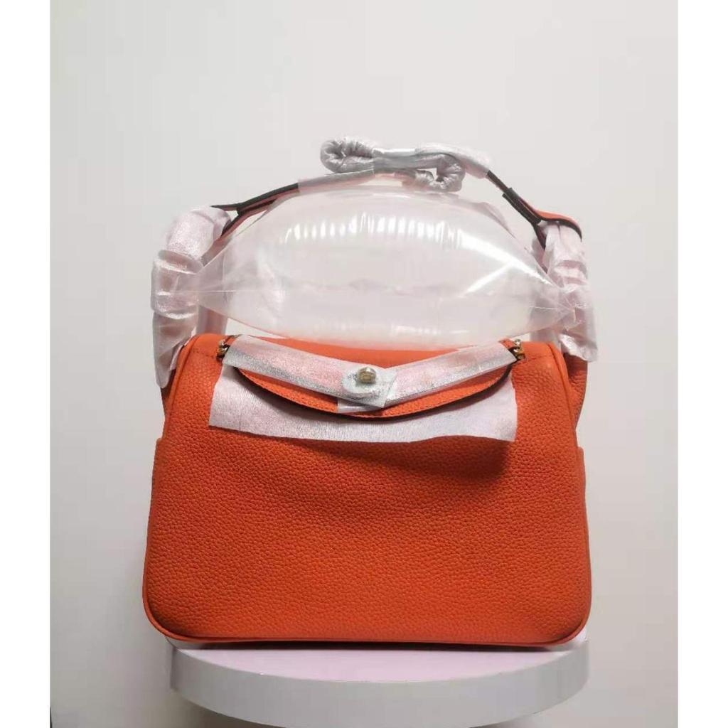 High-end Bag 26 Doctor Bag Head Layer Leather Single Shoulder Crossbody Pillow Bag Large Capacity