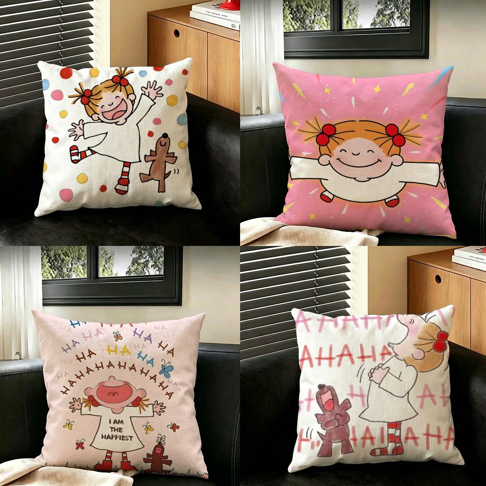 Character CCoco GGirl Cushion Cover Creative pillowcases for interior decoration office living room home Car hot