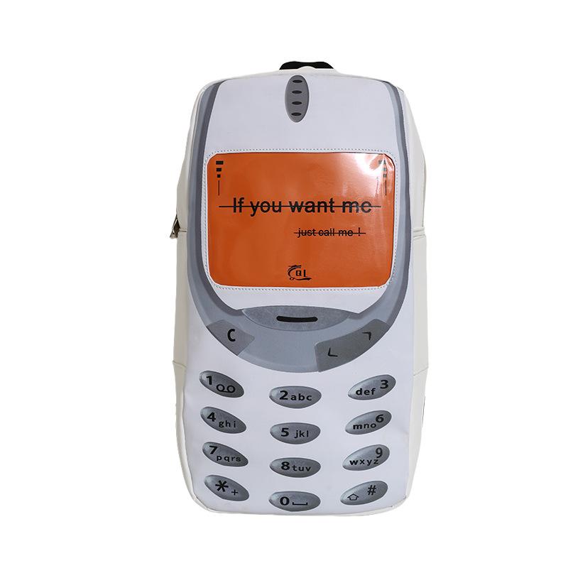 

Новый Рюкзак для Мобильного Телефона с Пародийным Дизайном, Повседневный Универсальный, Большой Вместимости, Студенческий Школьный Рюкзак, Рюкзак для Путешествий