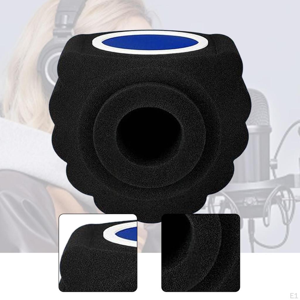 Wind Ball Lightweight Noise Reduction Mic Soundproof Cover for Home Studios