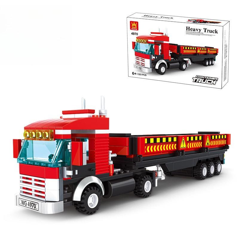 Fun Assembling Blocks, Simulation Truck Toys Playsets, Preferred Holiday Gift Presents