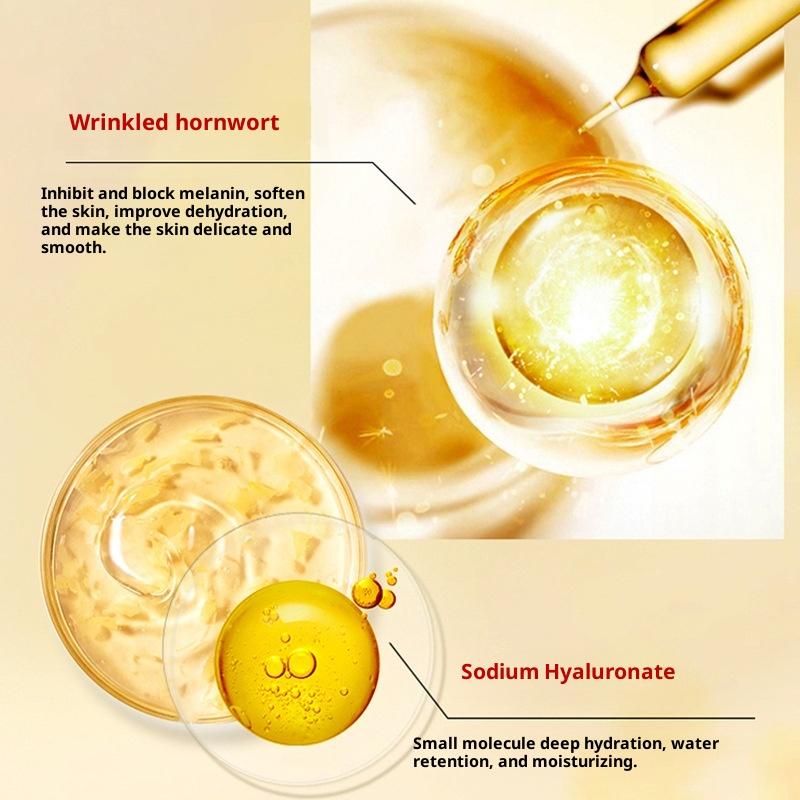 Gold Glittering Moisturizing Eye Mask Moisturizing Fade Eye Lines Fine Lines Dark Circles Moisturizing Eye Patch