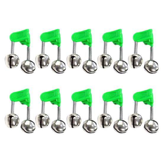 10Pcs Fishing Bite Alarms High Sensitivity Loud Sound Universal Simple Installation Fishing
