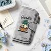 Cool Skull Plant Print Long Wallet Practical Multi Slot Casual Daily Handy Purse