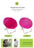 Large Folding Moon Chair Sofa for Adults