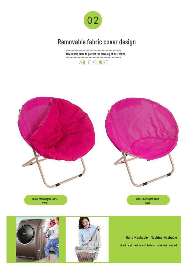 Large Folding Moon Chair Sofa for Adults