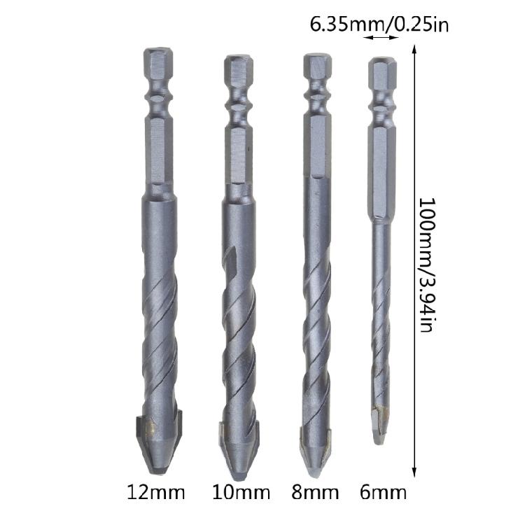 Oblique Head Eccentric Drill Bit for Repair Work Accurate Tile Drilling Bit