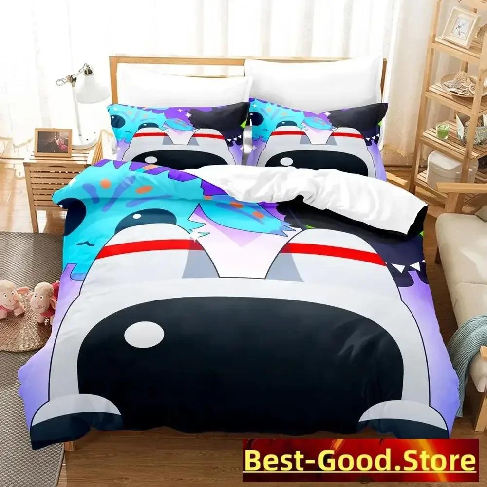 Game Pet Simulator X Bedding Set Single Twin Full Queen King Size Bed Set Adult Kid Bedroom Duvetcover Sets Parure De Lit Bed