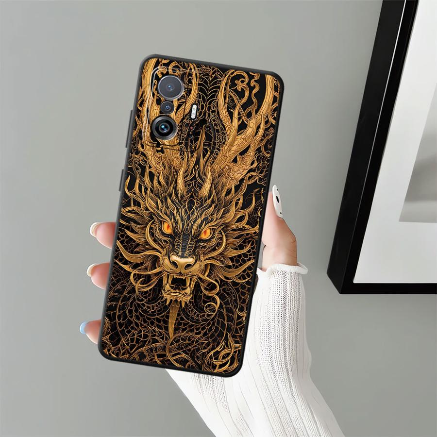 Dragon Totem Funda Phone Cover Case for Xiaomi Mi 12X 12 11 11T 14 12T Pro 10T 15 Pro 13 Lite